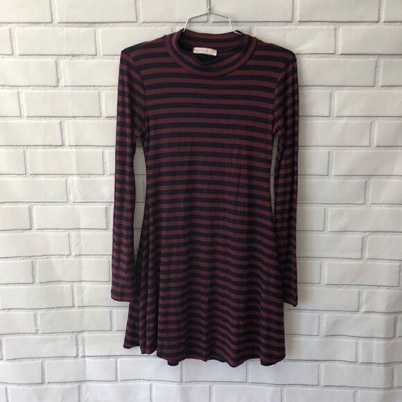 Lush Striped Long Sleeve Dress - Picture 1 of 5
